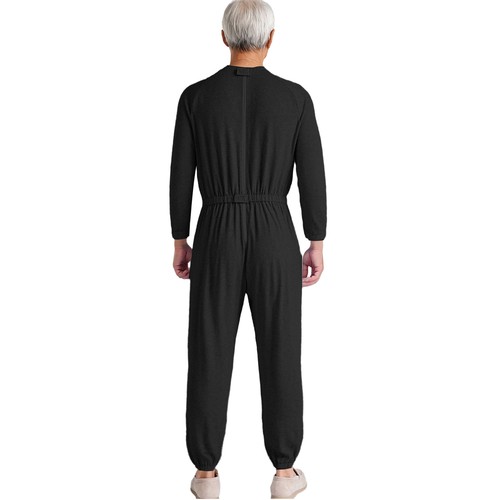 Combinaison homme manches longues pleine longueur barboteuse anti-rayures adaptative salopette - Photo 30/50