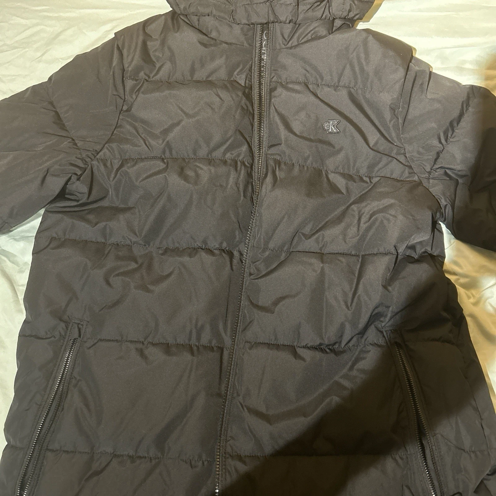 Calvin Klein Men's Puffer Jacket, Black, Size Small Tall OPEN TO OFFERS