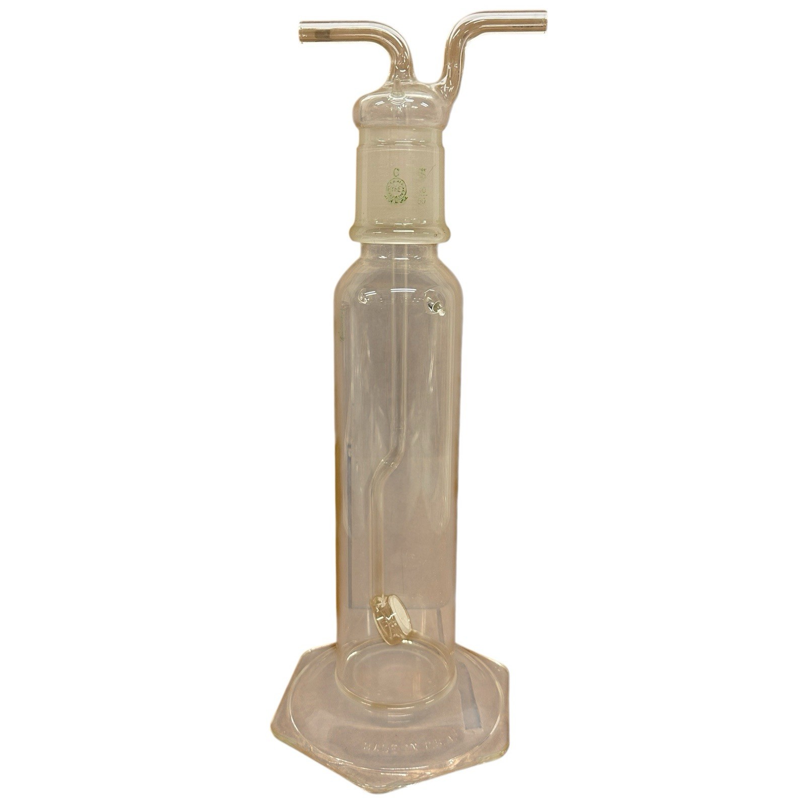 Pyrex 40/50 Tall Form 125ml Gas Washing Bottle Fritted Disc 