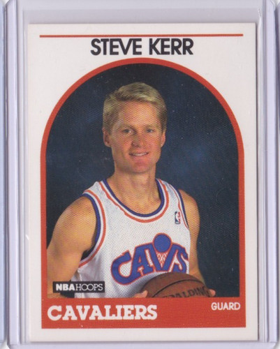 Steve Kerr #351 1989 Hoops card