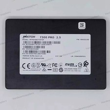 Micron 7300 Pro 7.68TB PCIe NVMe U.2 Enterprise SSD MTFDHBE7T6TDF Gen3x4