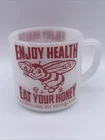 Vintage Federal Glass Enjoy Health Eat Your Honey Int’l Bee Keepers Assoc. Mug