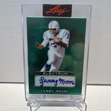2025 Leaf Electrum Multi-Sport Green BA-LM2 Lenny Moore Auto 1/5