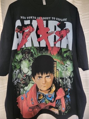 AKIRA'' MODERN ON A SHAKA HEAVYWEIGHT GARMET DYED T SHIRT 