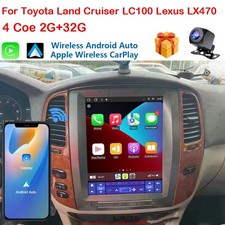 Android 15 Car Radio Player For Toyota Land Cruiser Lc100 Lexus Lx470 Car Stereo