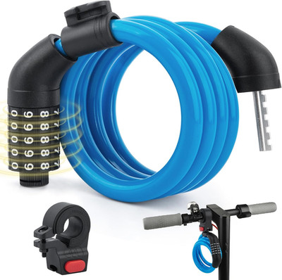 E Scooter Lock, Bike Combination Cable Locks Compatible with Xiaomi M365/Max/Gxl