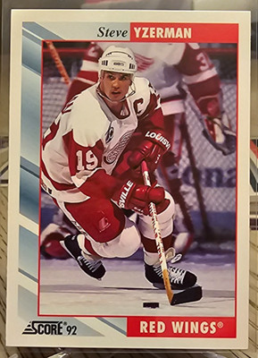 1992-93 Score Steve Yzerman #400 Detroit Red Wings | eBay