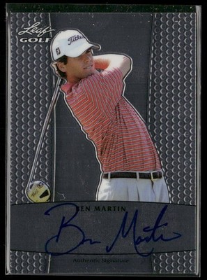 2012 Leaf Metal Golf #BA-BM3 Ben Martin AUTO