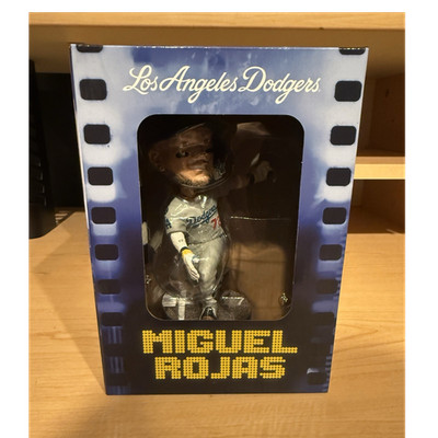 Los Angeles Dodgers Miguel Rojas Plastic Figure Back-to-Back World Champs NIB