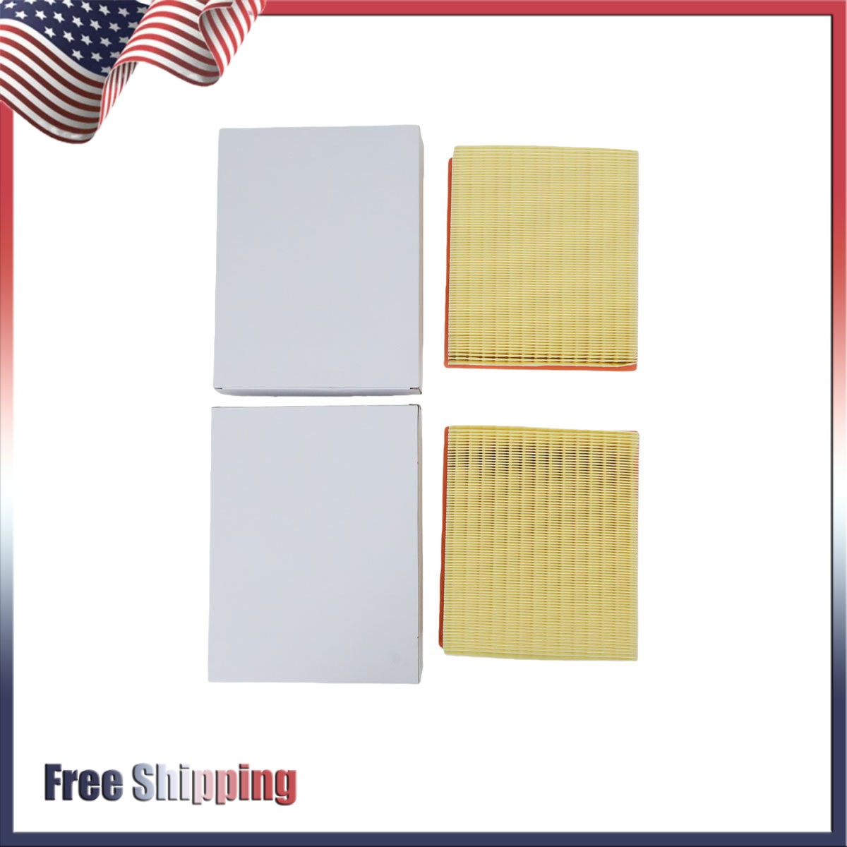 PF57594PA 2pcs Air Filter For 1998-2002 Rolls Royce Silver Seraph Models