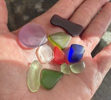 sea glass lot Sand Tumbled Cabo To San Diego  Beach Collecting Jewelry Designs