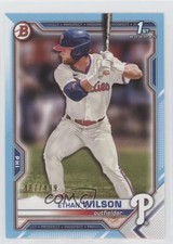 2021 Bowman Draft Sky Blue 497/499 Ethan Wilson #BD-140 y0i