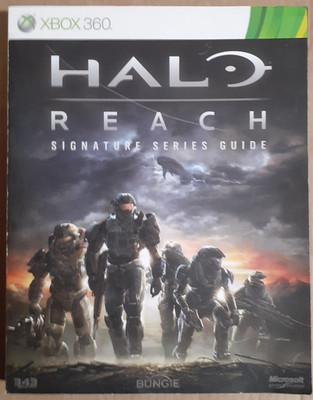 Halo Reach Signature Series Bradygames Official Strategy Game Guide XBOX360 VG