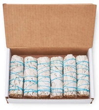 6 Pack White Sage ~ Sage Smudge Sticks for Smudging & Cleansing Energy ~ Bulk...