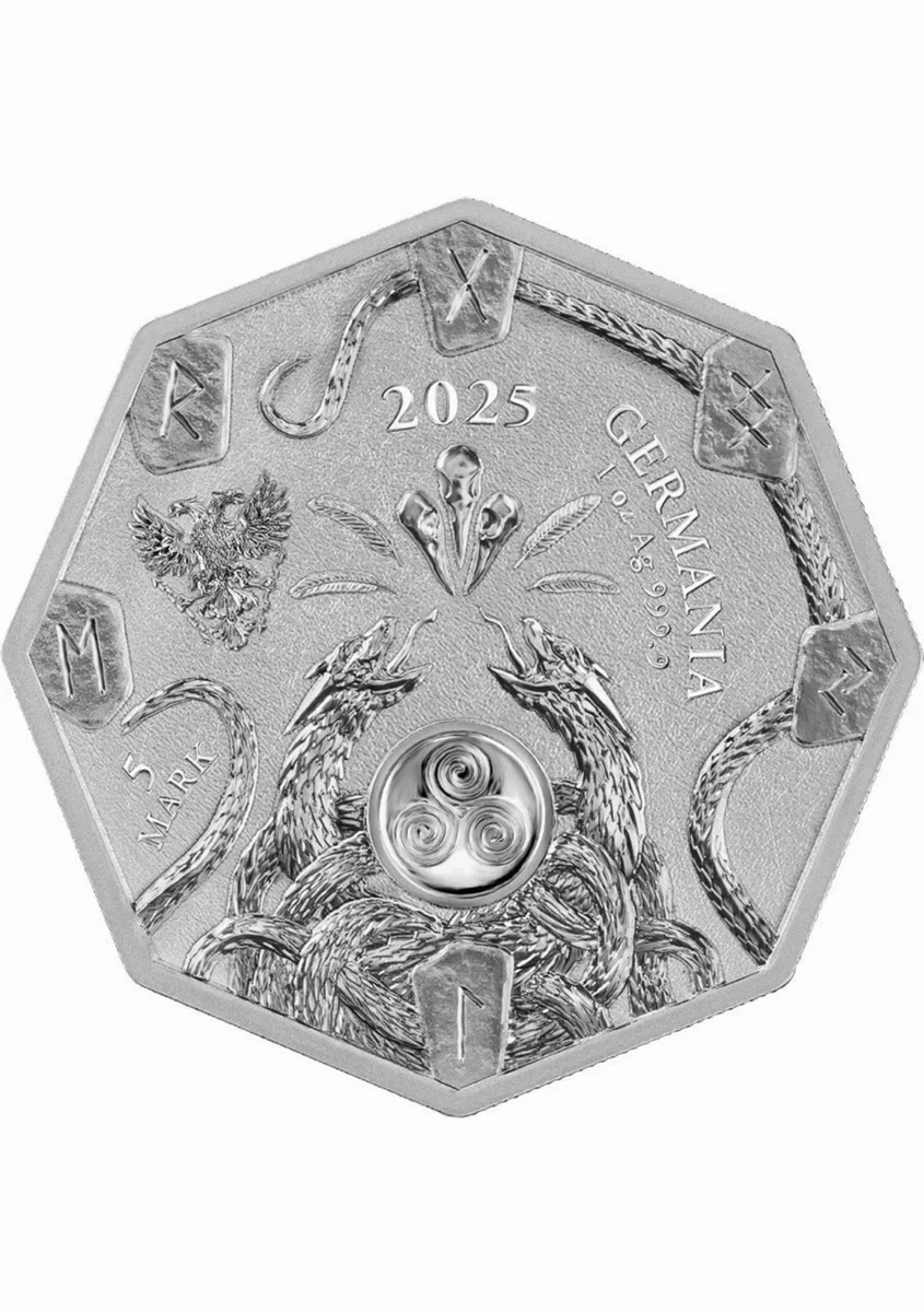1 Oz Plata 9999 Germanía Mint WITCHCRAFT Herbalist. En Cápsula y Certificado.