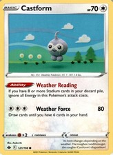Castform Common SWSH06: Chilling Reign 121/198 NM Asako Ito