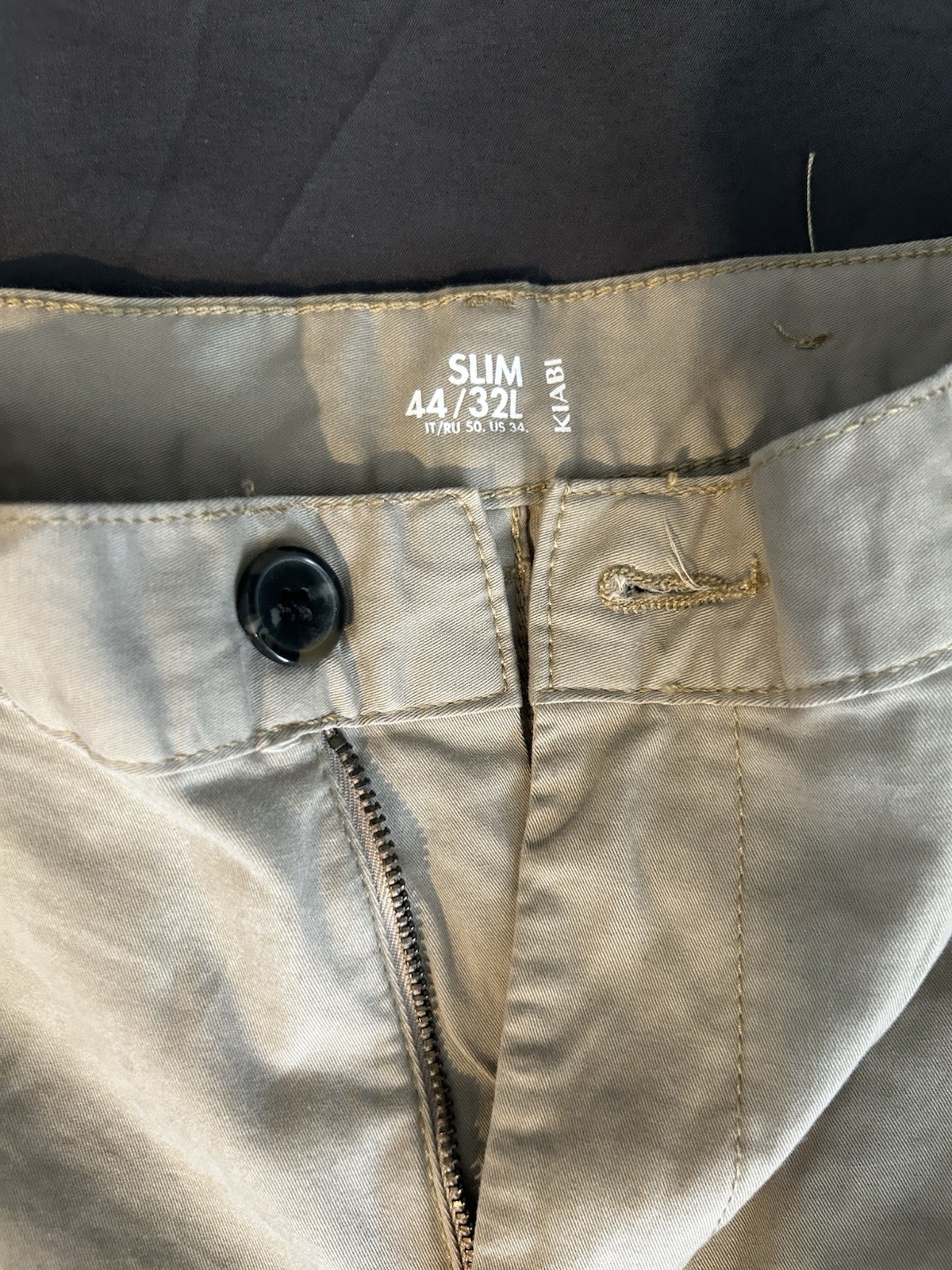 Kiabi Men’s Dark Wash Slim Fit Jeans W34 L32 Blue Denim Casual Trousers image 2
