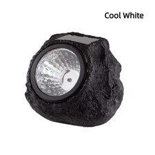 Image of Waterproof Solar Powered Light Resin Rock Stone Stone Solar Light Garden