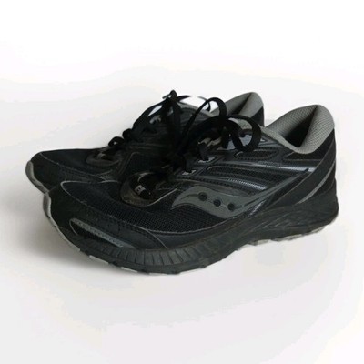 Saucony Cohesion 13 Black Running Shoes, Women's 10