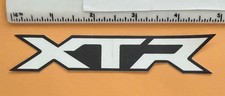Shimano XTR logo sticker decal, surface scratches, 5" x 1", NEW