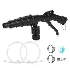 Coolant Flush Gun, heater core flush kit with Lever Action Air,Includes 2 PCS 4"