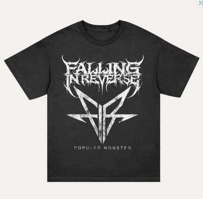 Falling In Reverse T-Shirt Herren Popular Monster Logo schwarz
