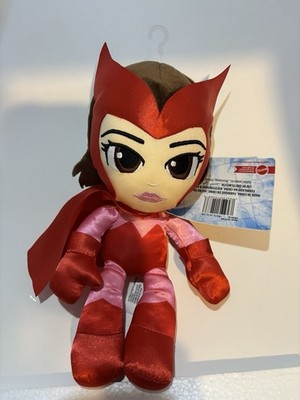 NWT Scarlet Witch Marvel Comics Plush Wanda Django Maximoff Soft Doll 9''