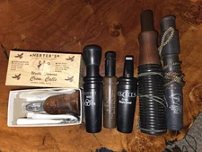 Old Vintage Crow Deer Coyote Game Calls Owl Hunting Wood Lot