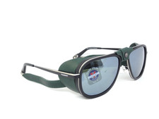 VUARNET SUNGLASSES VL 2111 0005 GLACIER LARGE PURE GREY SILVER FLASH