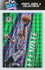 2020-21 Panini Mosaic #11 De'Aaron Fox Elevate Mosaic Green