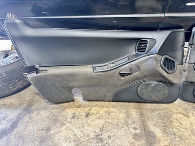 90-93 Nissan 300zx Z32 2+0 OEM Black Interior Door Panels PAIR