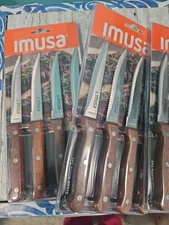 3 Sets of  4 - Stainless Steel Steak Knives, New, MUSA 12 Knives Total