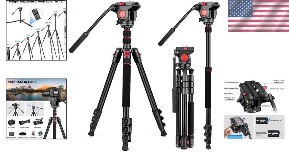 Compatible Camera Tripod for Canon & Sony - Image 2 of 4