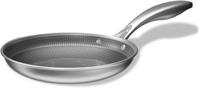 2025 New Stainless Steel Pan Pro with no Lid, Titanium Pans for Cooking -Durab