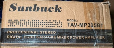 Sunbuck AV-MP325BT 220v 2000w Audio Bluetooth, USB Karaoke Mixer  Amplifier
