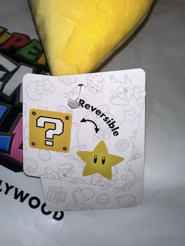 Super Nintendo World Wende Plüsch Kissen Star Block Universal Studios Mario - Bild 6 von 10