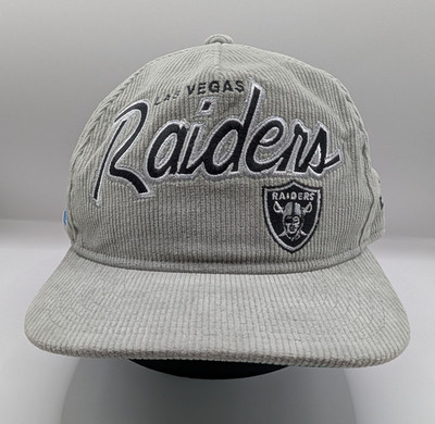 New Era Las Vegas Raiders Corduroy Cap/Basecap Grau One Size Fits Most NFL Patch