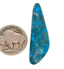 Genuine Handmade Dark Blue Kingman Turquoise Fancy Cabochon 25cts