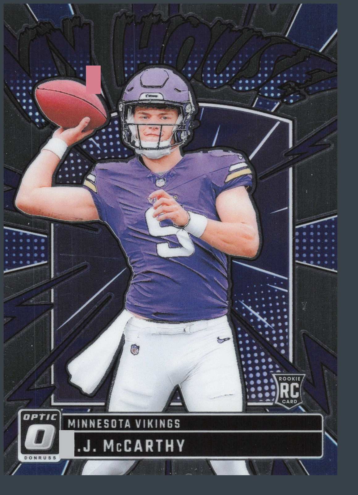 2024 Donruss Optic #6 J.J. McCarthy My House!