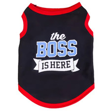 Summer Cotton Pet Vest for Small Dogs Cats Letter Print Dog T-shirts Puppy Cloth