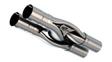 Borla 60747 Universal Hydroformed Switchfire X-pipe 3 Notched Clamp-on Borla 60747 Universal Hydroformed Switchfire X-pipe 3 Notched Clamp-on