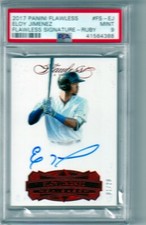 ELOY JIMENEZ - 2017 PANINI FLAWLESS SIGNATURE - RUBY -- AUTO - PSA MINT 9