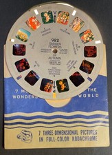 Vintage View-Master Reel 982 Garden Flowers of Autumn 1953 Color