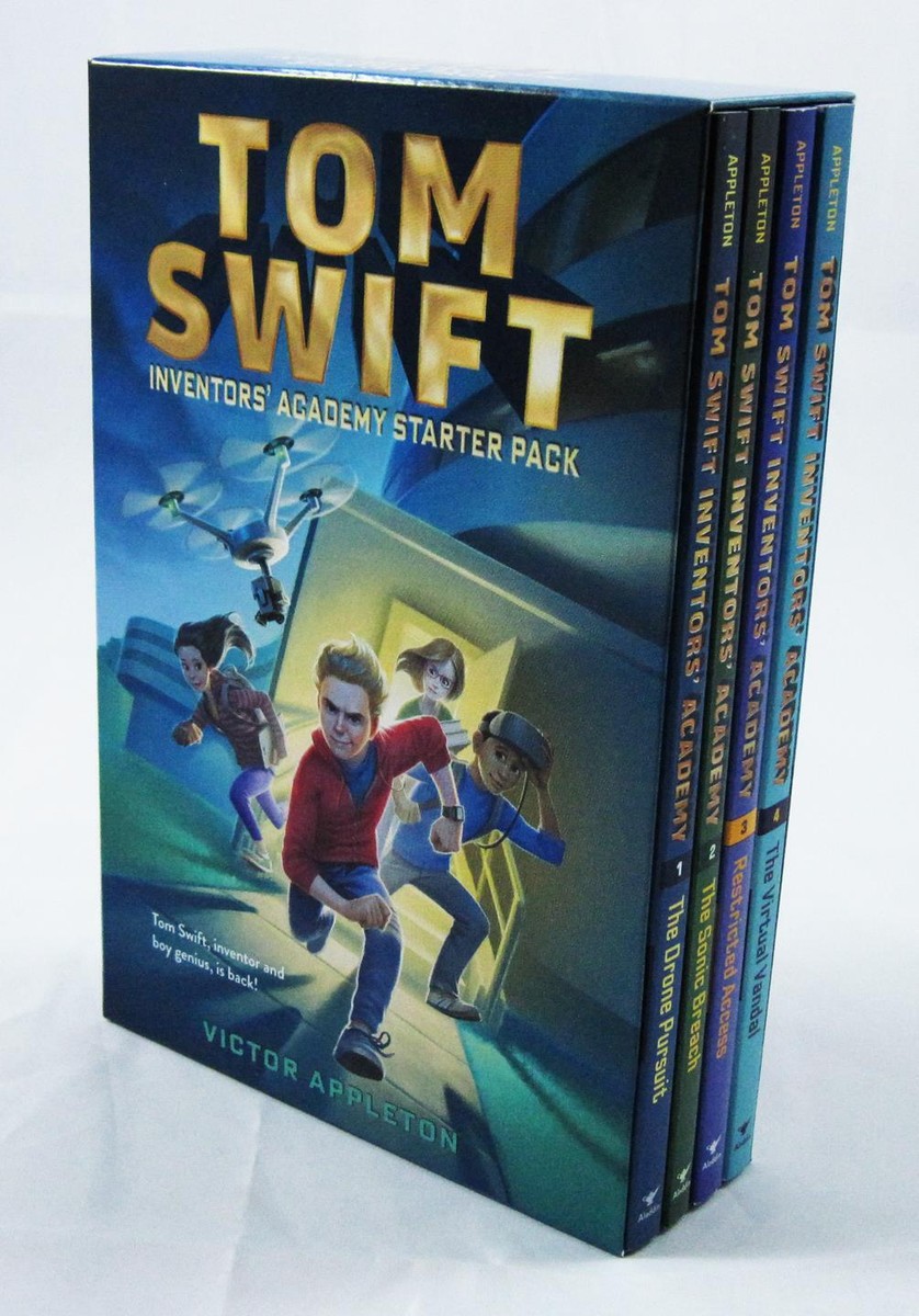 New TOM SWIFT INVENTORS ACADEMY Boxed Gift Set 4 Paperbacks Victor