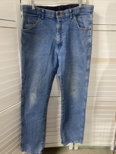 MEN’s WRANGLER Blue JEANS 36x32 Regular Fit Very Clean