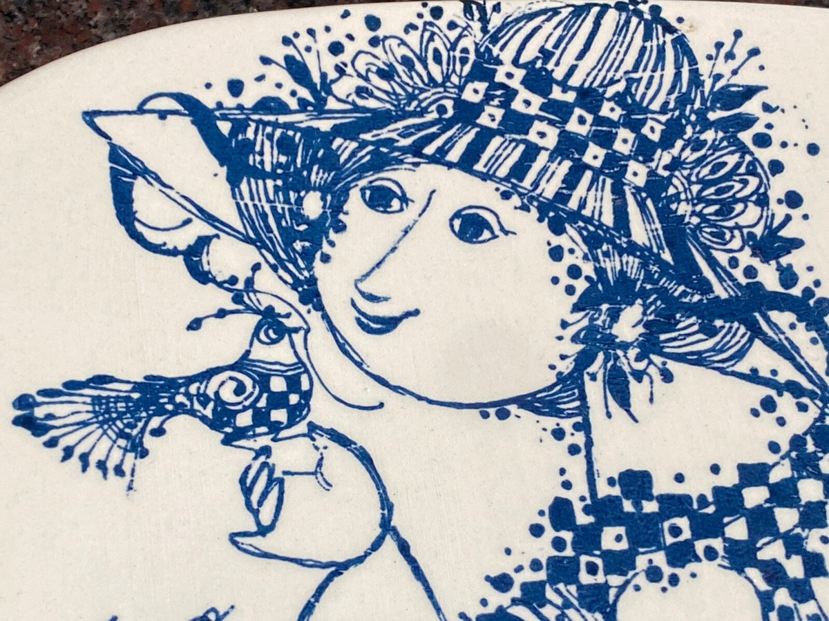 Vintage BJORN WIINBLAD for NYMOLLE Collectible 