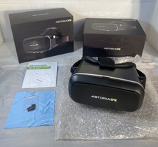 Lot Of 2 Astoria VR Latest Edition 3D Immersive Virtual Reality Headset Glasses