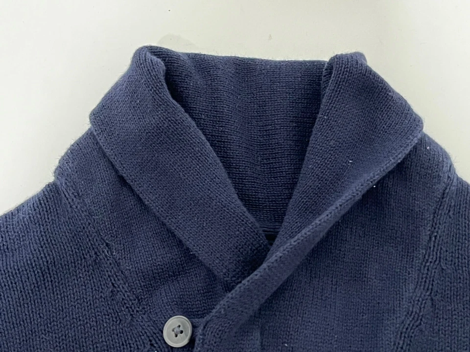 Suéter Cuello Capucha Árbol Navidad Isla Feria Azul Marino Lugar Niños Talla 14 XL Foto 3 de 4