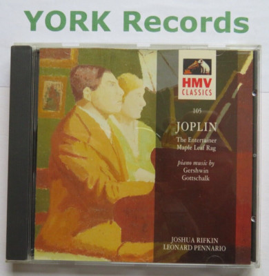 SCOTT JOPLIN - The Entertainer & Other Rags JOSHUA RIFKIN - Ex Con CD Album HMV