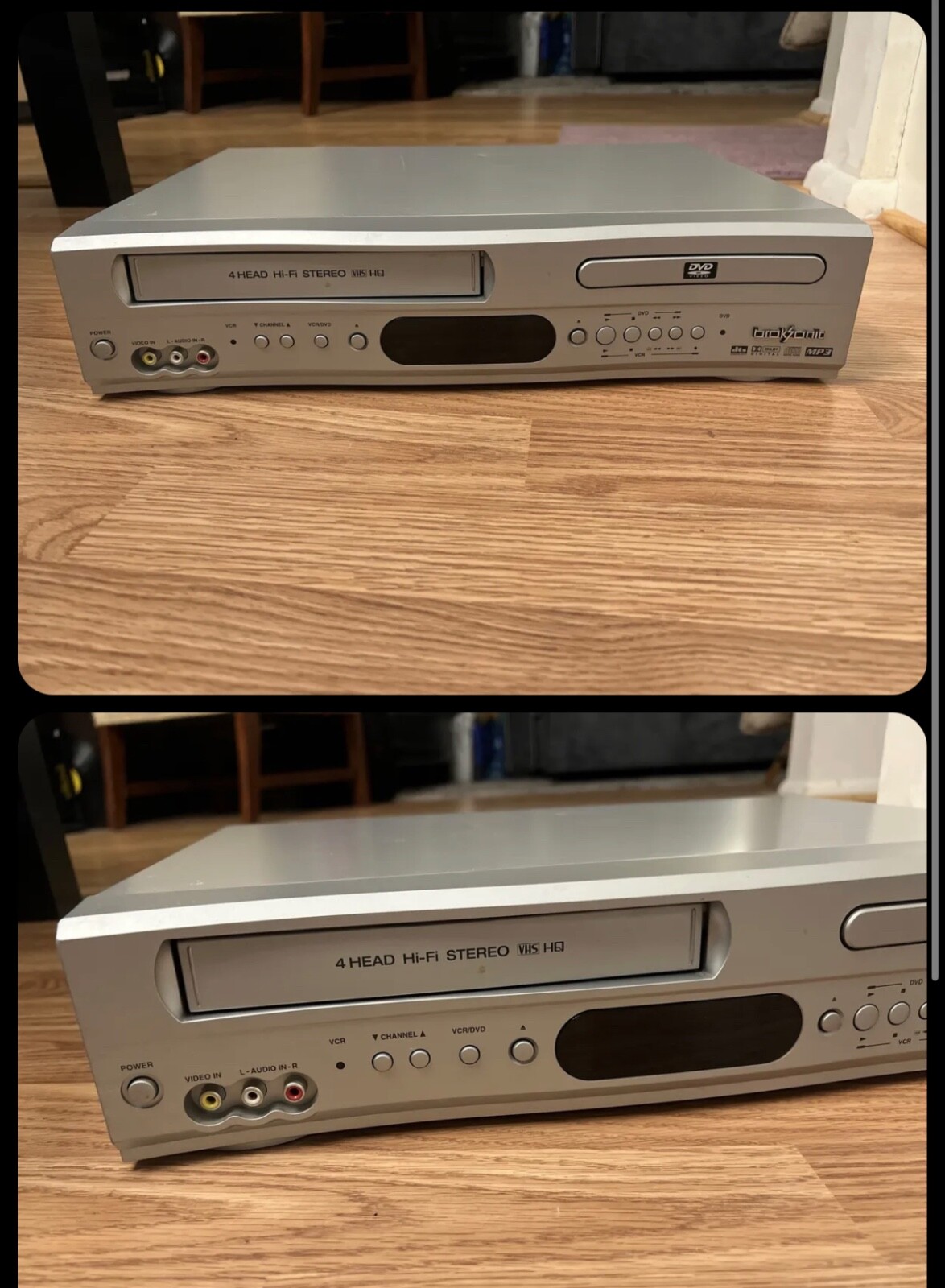 Broksonic DVCR810 VCR DVD Combo Player 4Head HiFi *No Remote